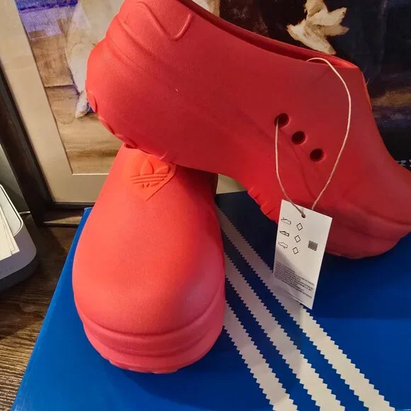 Adidas Adifom Stan Smith Mule Womens Sz 10 Valentines Day Platform Shoes JH7280 - Picture 4 of 13